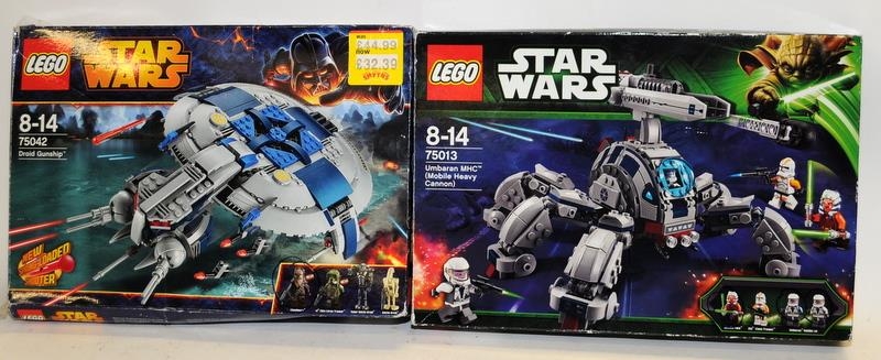 Star Wars Lego: Droid Gunship ref:75042. Boxed, complete including all minifigures, missing build