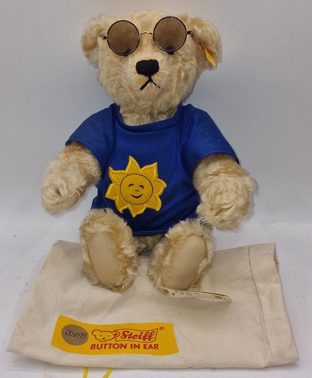 Steiff Danbury Mint "Sunny" collectors teddy bear 34cm complete with Steiff dust bag and certificate