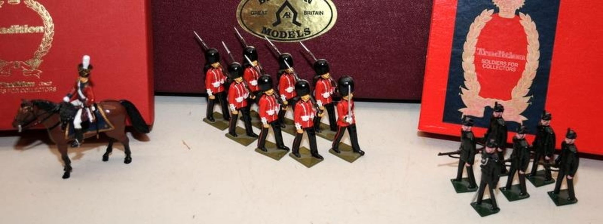 Tradition toy soldiers British Mounted Field Officer Infantry of the Line 1812 ref:BIM. Boxed.
