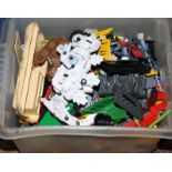 large tub of mixed loose Lego