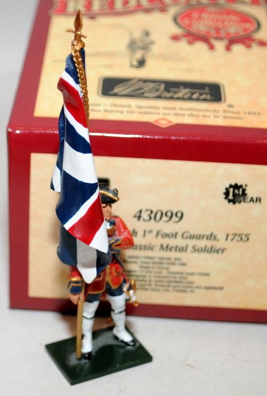 Britain's Redcoats: 43101 Pioneer British 1st Foot 1753, 43099 Ensign, British 1st Foot 1755 and - Image 4 of 4
