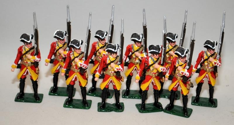 Good Soldiers die-cast figures: 18thC French Indian Wars, British Infantry including 42nd - Image 2 of 3