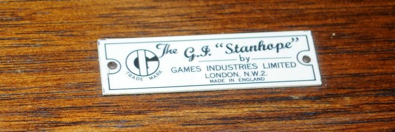 Vintage G I Stanhope Table Skittles bar top pub game. Good complete condition - Image 5 of 6