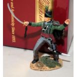 Britain's Napoleonic War limited edition figure: 50009C British 95th Rifles Officer 1815, your