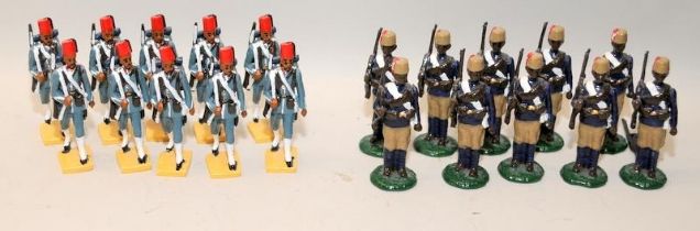 Good Soldiers die-cast figures: 1890's Sudan 10 x British Sudanese Infantry c/w 10 x Good Soldiers
