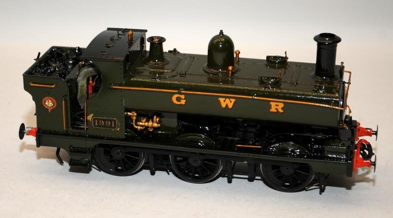 Vintage Eric Underhill O Gauge Built Kit 0-6-0 Tank Engine, GWR Green No.1991. With motor. Boxed ( - Image 2 of 6