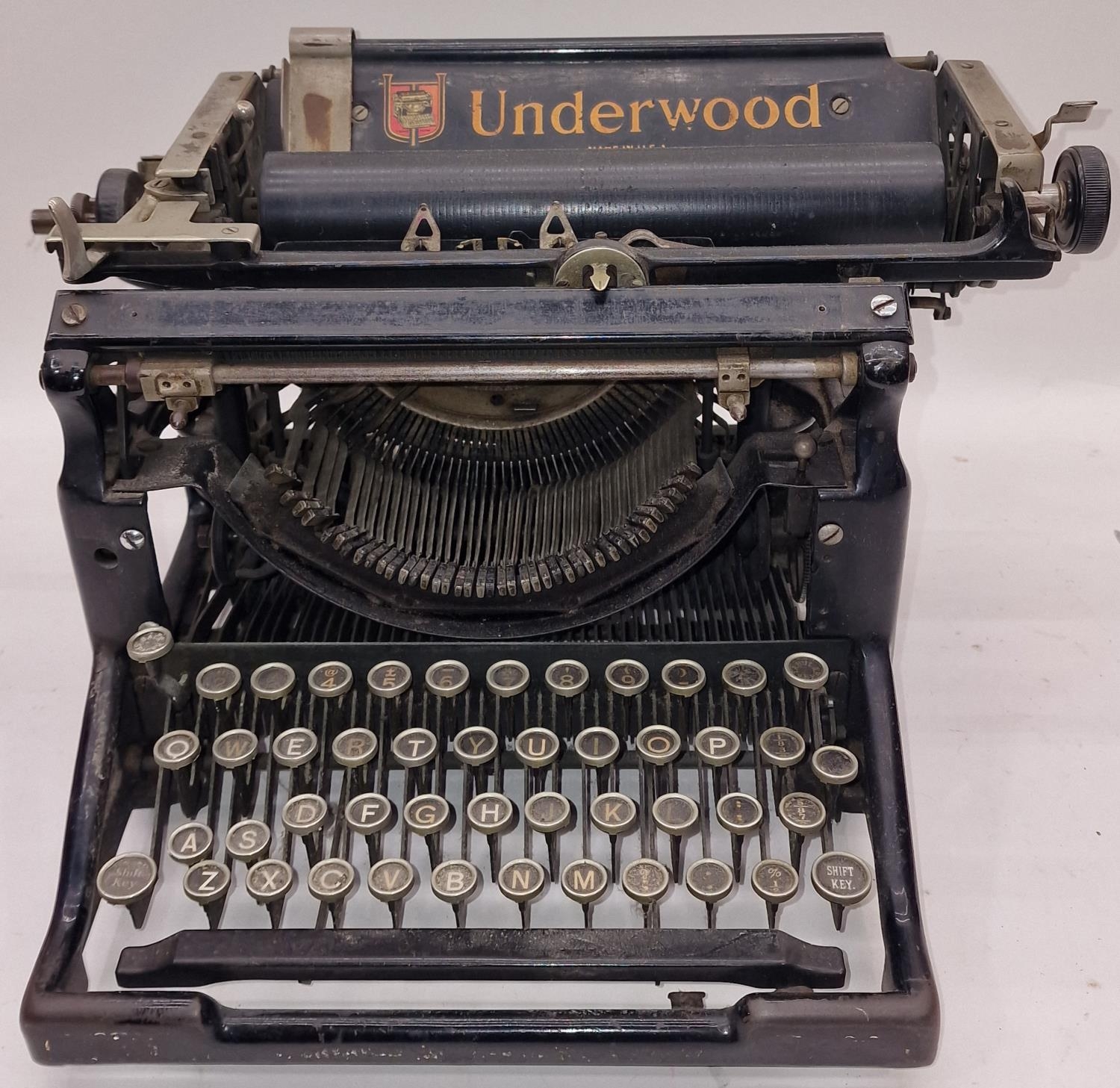 Vintage Underwood typewriter.