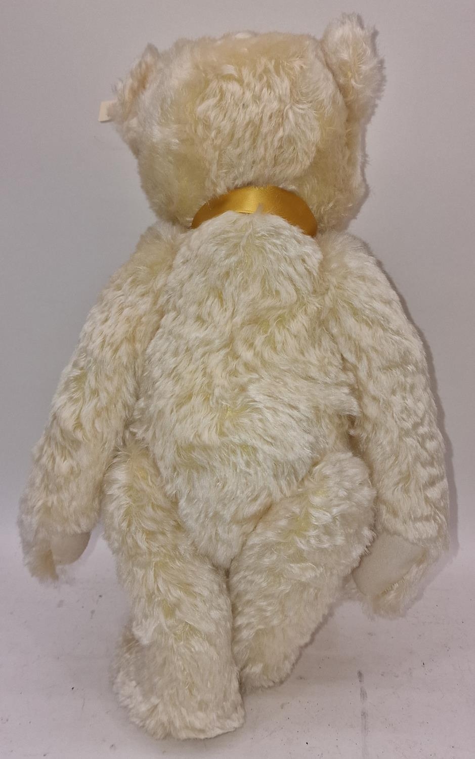 Steiff Limited edition 639/4000 British Collector's Teddy Bear 2000 champagne 40cm. Boxed with - Bild 3 aus 4