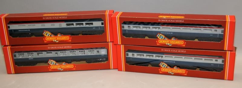 Hornby OO gauge BR Intercity Carriages R419 c/w R427 x 3. 4 in lot, all boxed