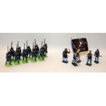 Good Soldiers die-cast figures: American Civil War Black Infantry Soldiers x 10 c/w Tradition set