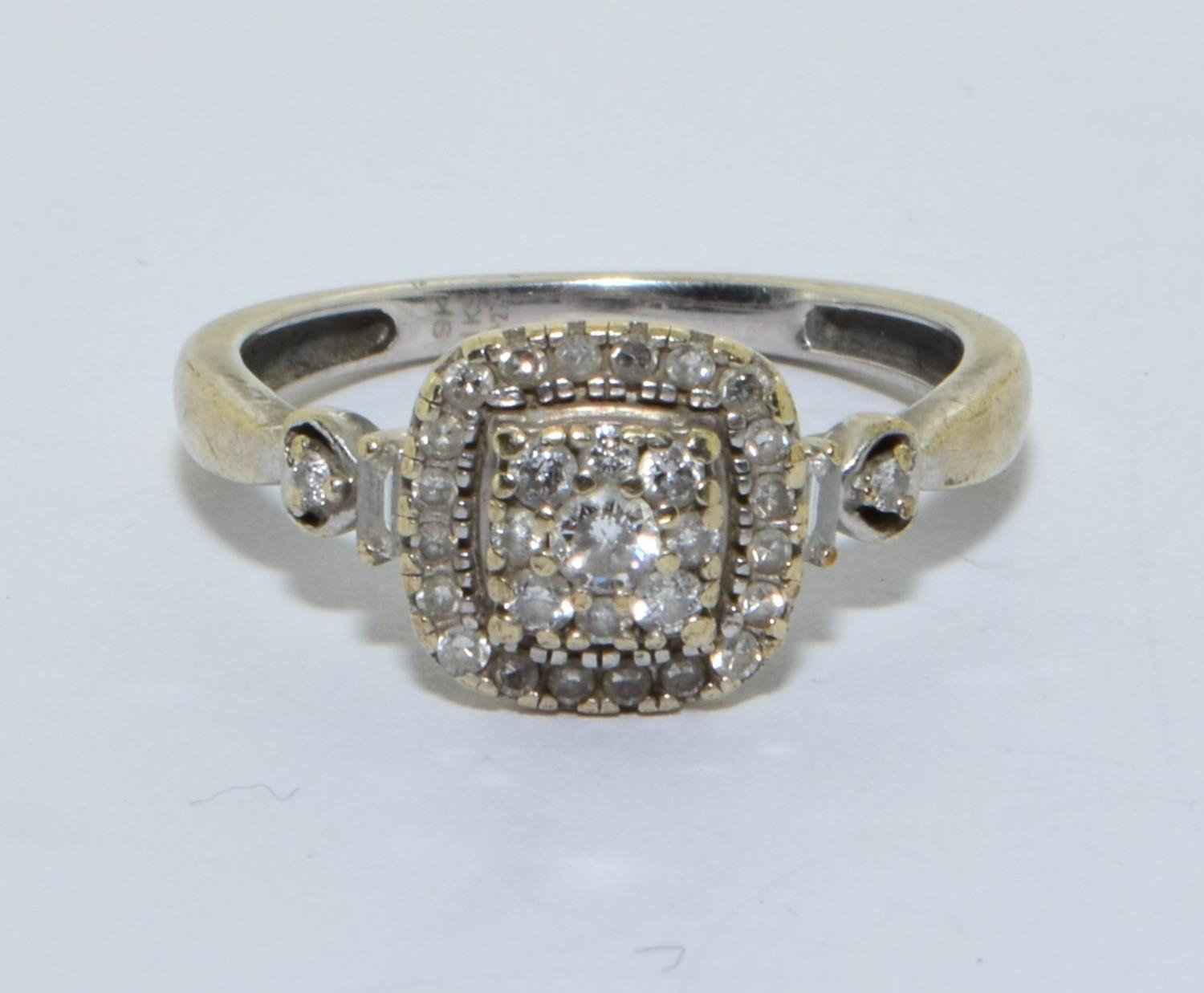 9ct gold ring size L - Image 5 of 5