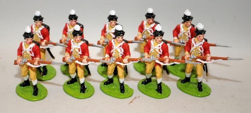 Del Prado die-cast figures: Privates, British Marines circa 1795 x 5 c/w Good Soldiers figures: - Image 2 of 3