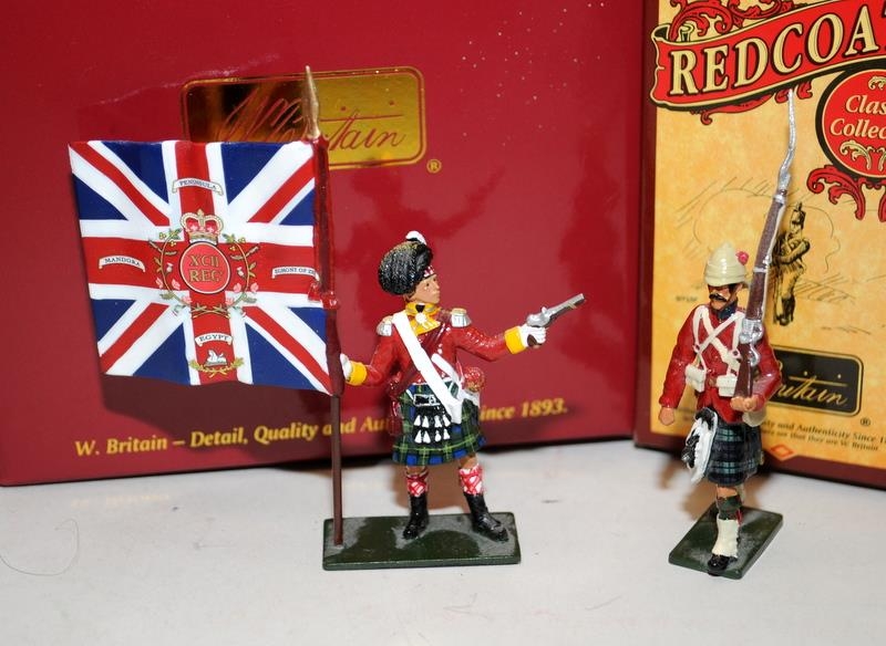 Britain's Redcoats Limited Edition figures: Ensign 92nd (Gordon) Highlanders, Kings Colour 1815