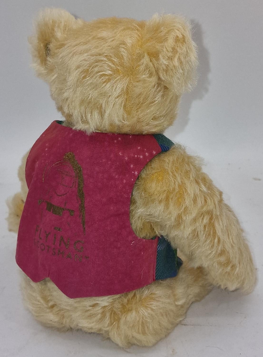 Steiff Danbury Mint Flying Scotsman teddy bear boxed with certificate. - Image 3 of 4