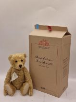 Steiff limited edition 3062/4000 British Collector's Teddy Bear 2002 honey-golden 35cm. Boxed with