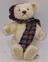 Steiff Danbury Mint "Hamish" collectors teddy bear 34cm complete with certificate in plain cardboard