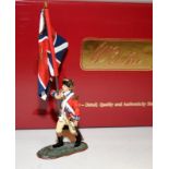 Britain's Redcoats - British 48th Foot Ensign with Kings Colours1755-1763 ref:50031C. Limited