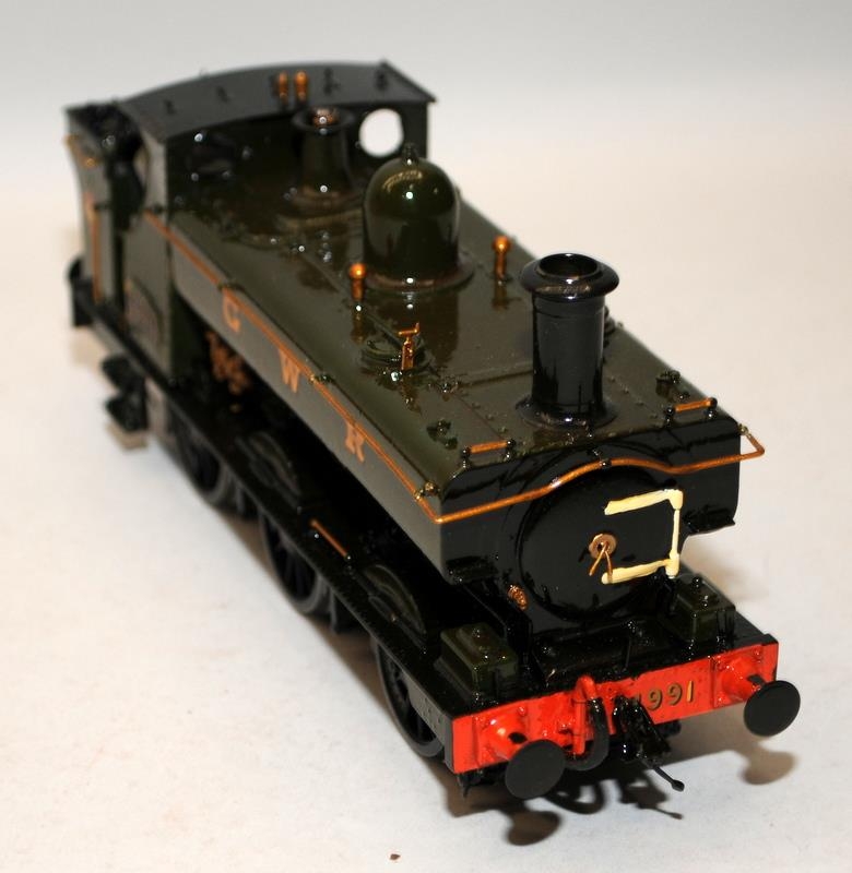 Vintage Eric Underhill O Gauge Built Kit 0-6-0 Tank Engine, GWR Green No.1991. With motor. Boxed ( - Image 3 of 6