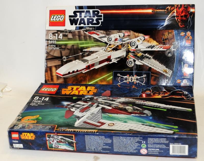 Star Wars Lego: Jedi Scout Fighter ref:75051. Boxed, model complete except for missing pieces 1 x