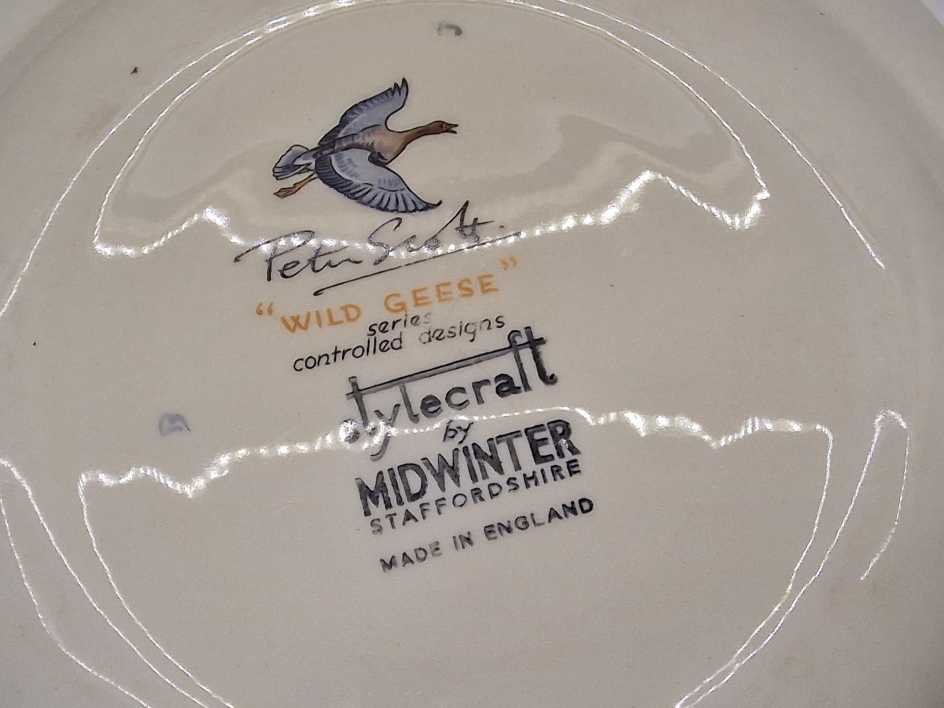 Midwinter Stylecraft Peter Scott "Wild Geese" three plates together with some pieces of Susie Cooper - Image 2 of 4