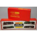 Hornby OO gauge BR Loco Black Five Class ref:R859 c/w GWR PT Locomotive ref:R51S. Both boxed