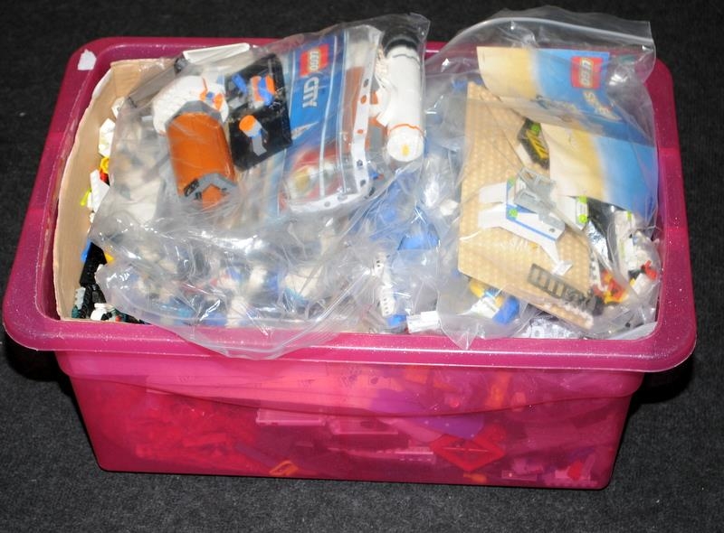 large tub of Lego, various bagged sets and a quantity of loose Lego - Bild 4 aus 4