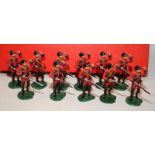 Good Soldiers die-cast figures:British Light Infantry French Canadian Wars 1756-1763. 11 figures