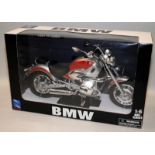 New Ray 1:6 scale die-cast 1997 BMW R1200C Motorcycle. Boxed