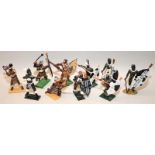 Zulu Wars die-cast figures: 10 Zulu figures, 6 are Britain's. Various poses