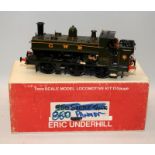 Vintage Eric Underhill O Gauge Built Kit 0-6-0 Tank Engine, GWR Green No.1991. With motor. Boxed (