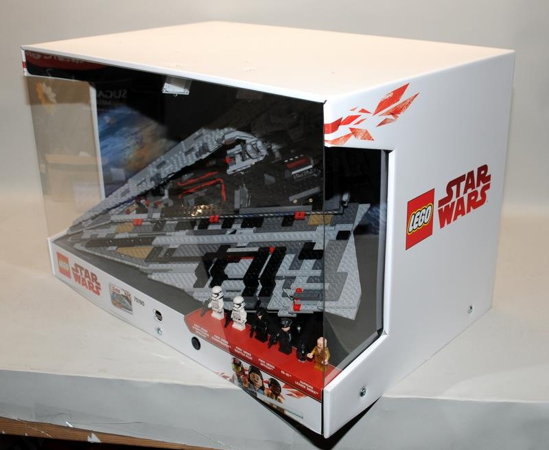 Lego Star Wars retail shop display diorama set 75190 First Order Star Destroyer. Complete, perfect - Image 5 of 7