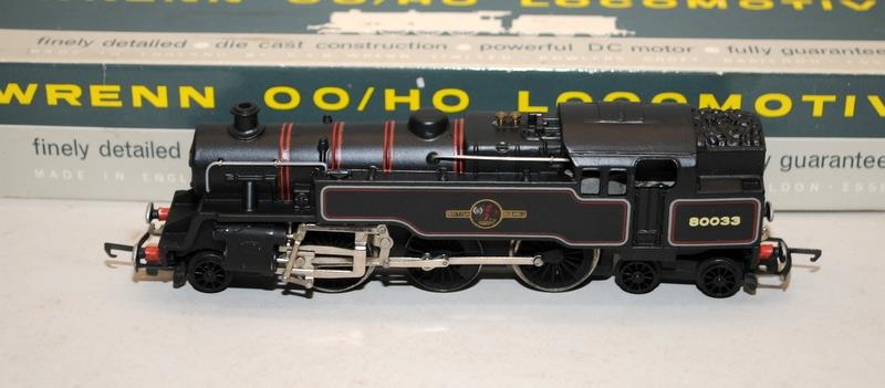 Wrenn OO/HO gauge BR Black Steam Locomotive No.80033, boxed (missing tender) c/w Graham Farish OO - Bild 3 aus 3