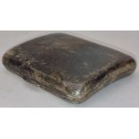 Victorian silver hallmarked cigarette case Chester 1886 100g total weight.