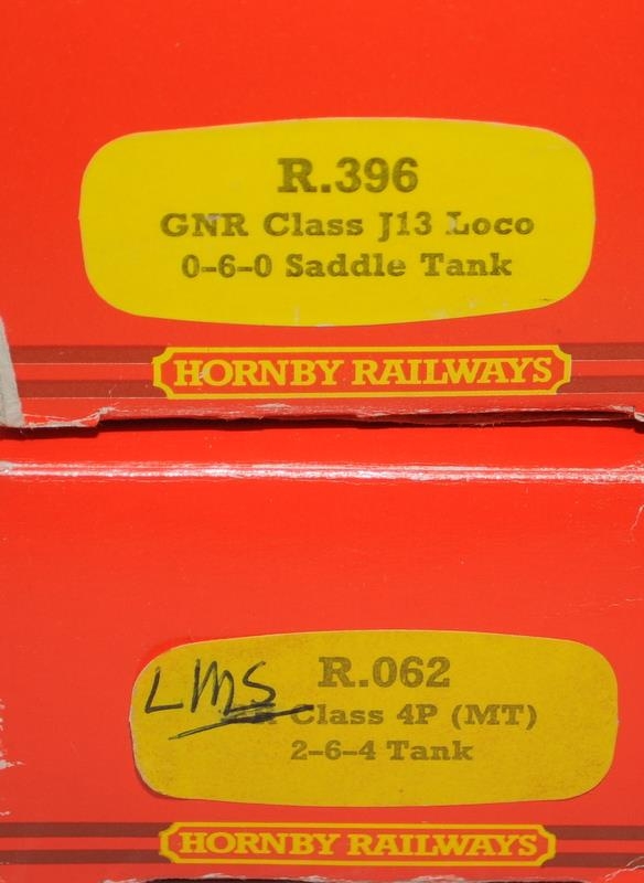 Hornby OO gauge GNR Class J13 Loco Saddle Tank ref:R396 c/w LMS Class 4P Tank ref:R062. Both boxed - Image 2 of 2