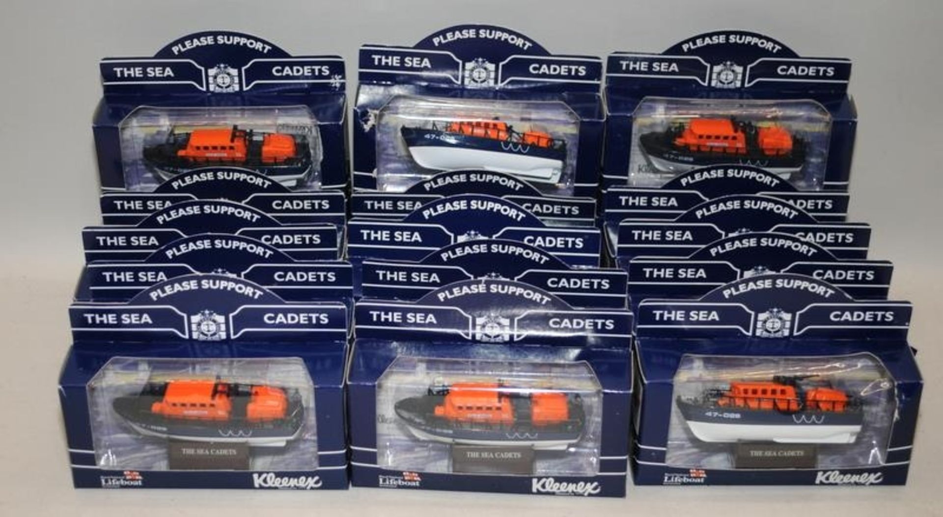 Lladro die-cast models: On Behalf of RNLI and Sea Cadets, sponsored by Kleenex. 18 x boxed models - Image 2 of 2