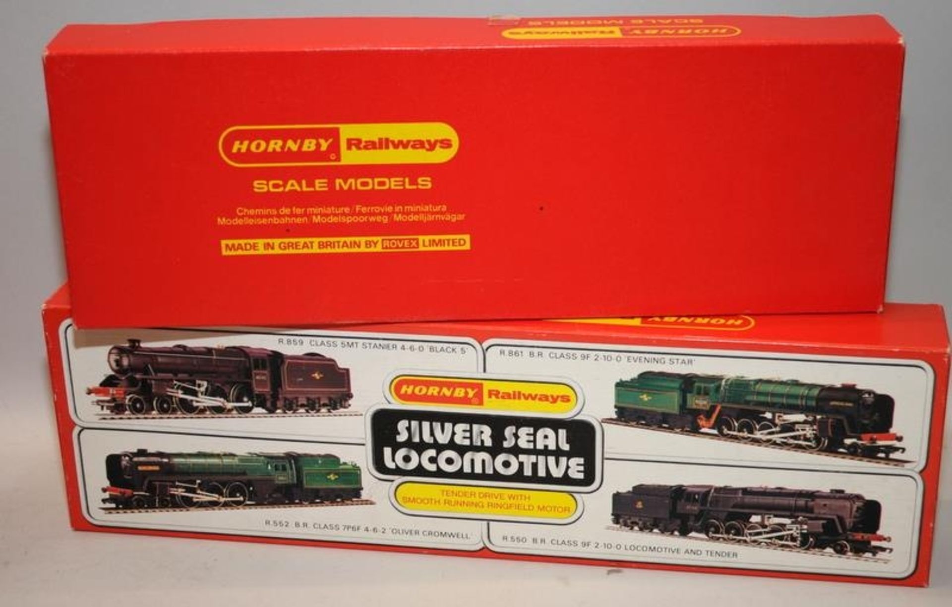 Hornby OO gauge BR Locomotive Black Five Class ref:R859 c/w LMS Class 2P Fowler Locomotive ref:R450.