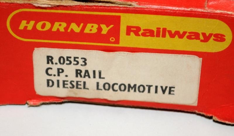 Hornby OO gauge CP Rail Diesel Locomotive ref:R0553. Boxed - Bild 2 aus 2