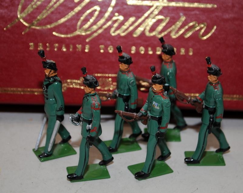 RP Models figures:- Scottish Regiment Cameronian Rifles Wearing Trews. 5 Riflemen, Bugler and - Bild 3 aus 3