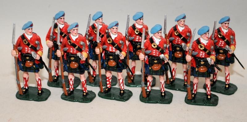 Good Soldiers die-cast figures: 18thC French Indian Wars, British Infantry including 42nd - Image 3 of 3
