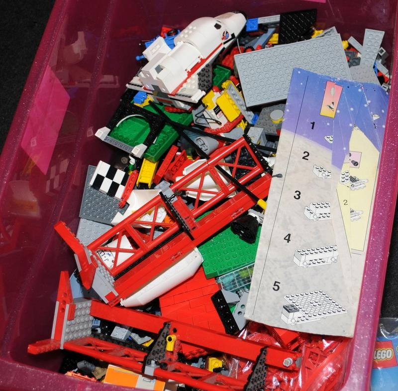 large tub of Lego, various bagged sets and a quantity of loose Lego - Bild 3 aus 4