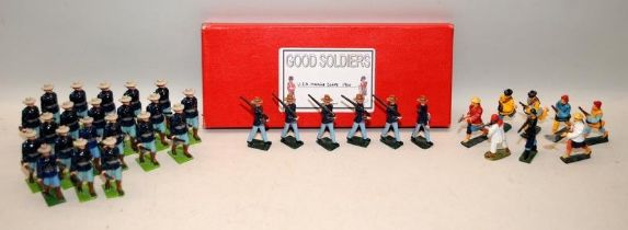 Good Soldiers die-cast figures: 1900 Boxer Rebellion US Marines, 5 x Boxed figures and a further