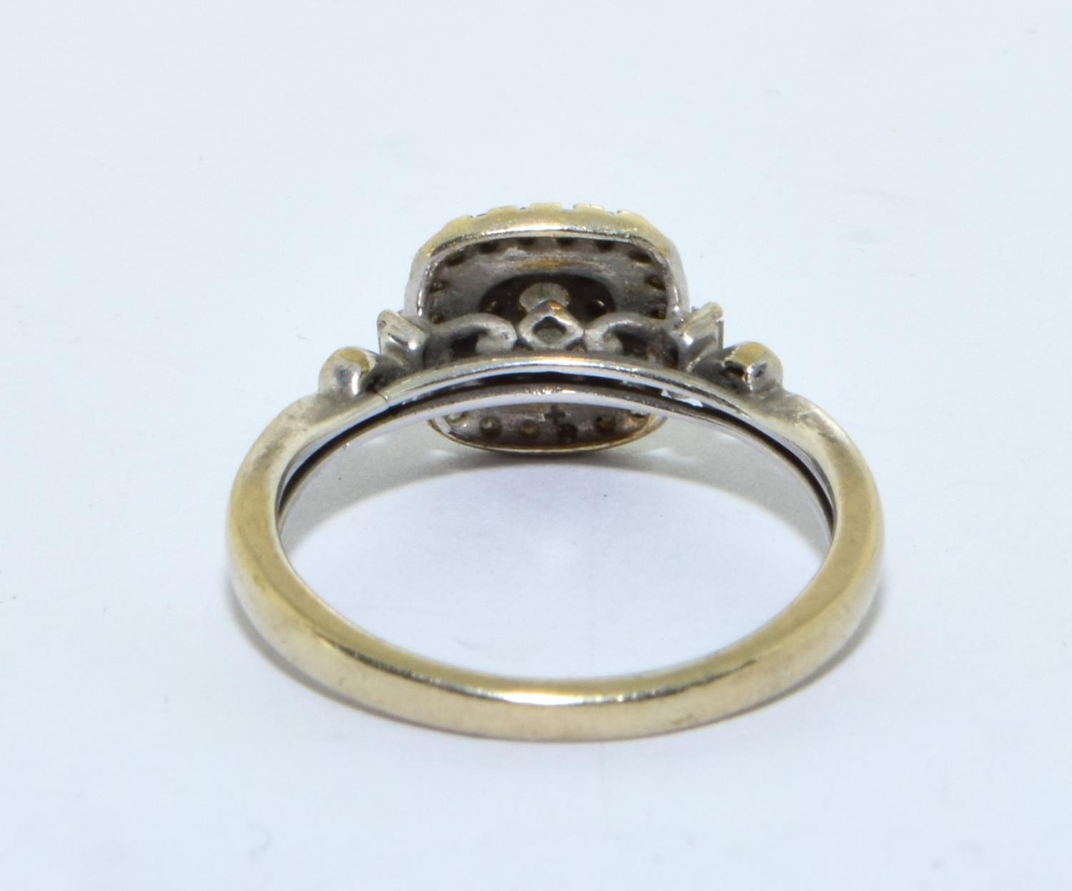 9ct gold ring size L - Image 3 of 5