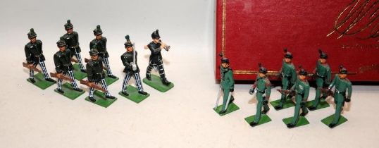 RP Models figures:- Scottish Regiment Cameronian Rifles Wearing Trews. 5 Riflemen, Bugler and
