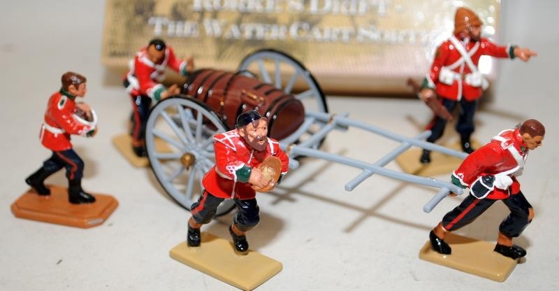 Britain's Rorke's Drift - The Water Cart Sortie, boxed ref:00258. Not all figures original to set, - Image 3 of 4