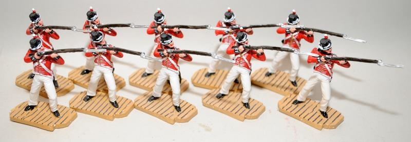 Good Soldiers die-cast figures: Napoleonic era British Marines x 10. Maker unknown British - Image 2 of 4