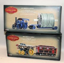 Corgi Vintage Glory of Steam die-cast model series: Fowler B6 Road Locomotive Low Loader &