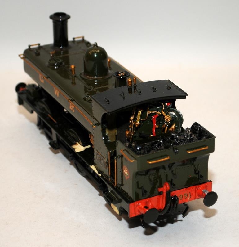 Vintage Eric Underhill O Gauge Built Kit 0-6-0 Tank Engine, GWR Green No.1991. With motor. Boxed ( - Image 4 of 6
