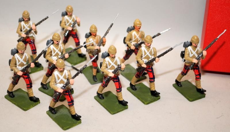 Good Soldiers die-cast figures: 5 x boxed Dervish Warriors, Sudan c/w Tommy Atkins figures 10 x 72nd - Image 3 of 3