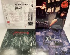 COLLECTION OF 4 GOTH VINYLS FROM X-MAL DEUTSCHLAND.