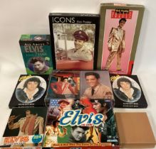 COLLECTION OF VARIOUS ELVIS PRESLEY PUZZLES AND GAMES. This comes from an avid collector of Elvis